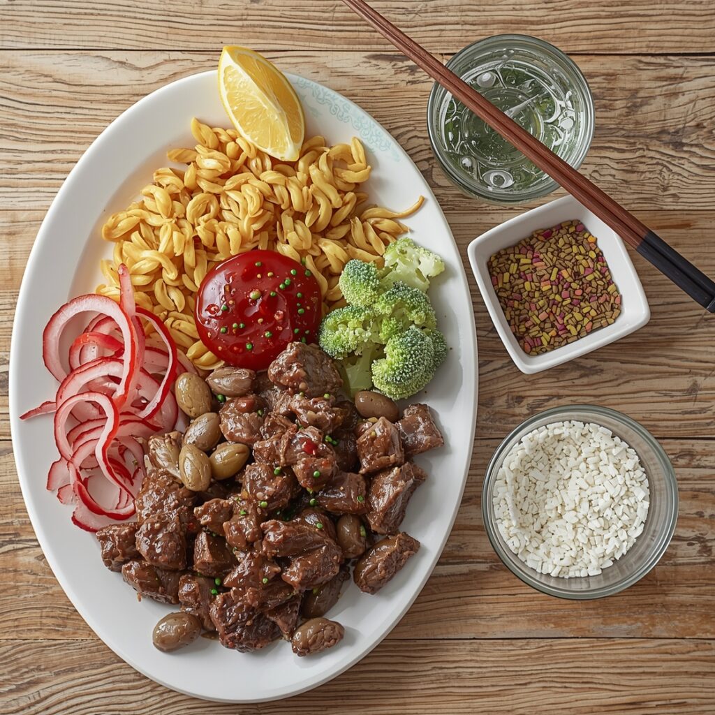 Chinese Beef and Broccoli ingredients