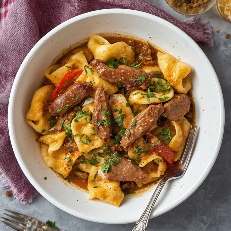 Garlic Steak Tortellini