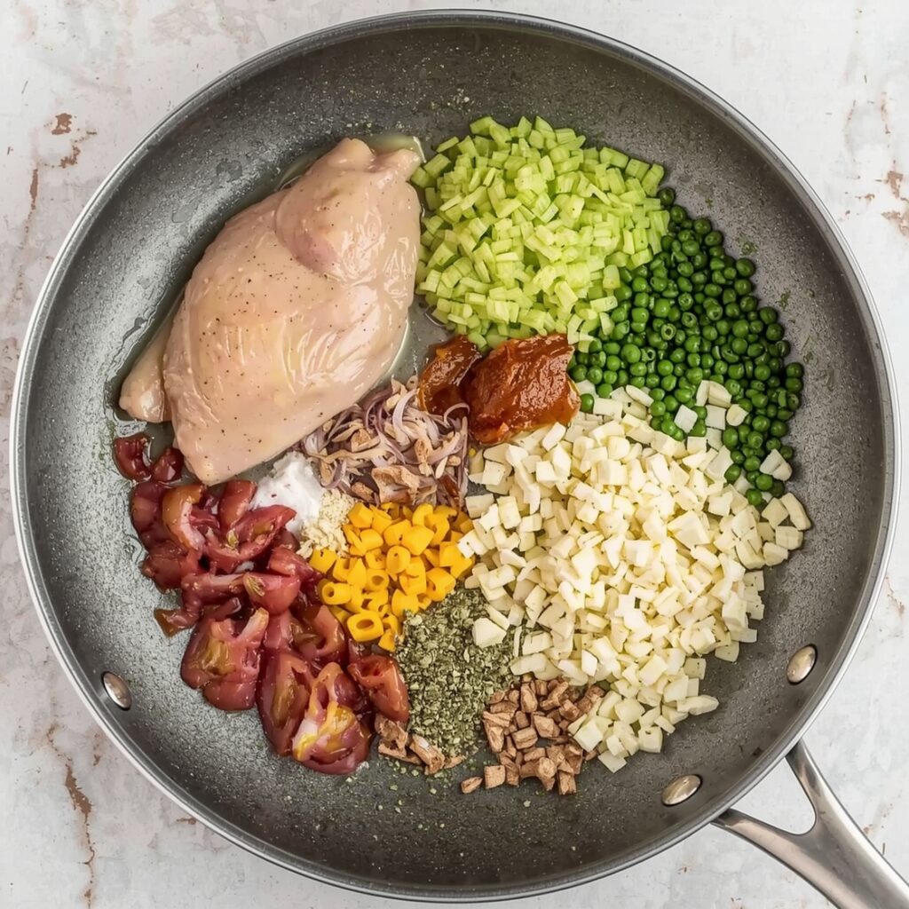 One Pan Chicken ingredients