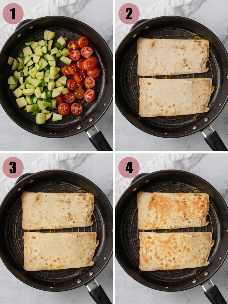 Smashburger Quesadillas steps