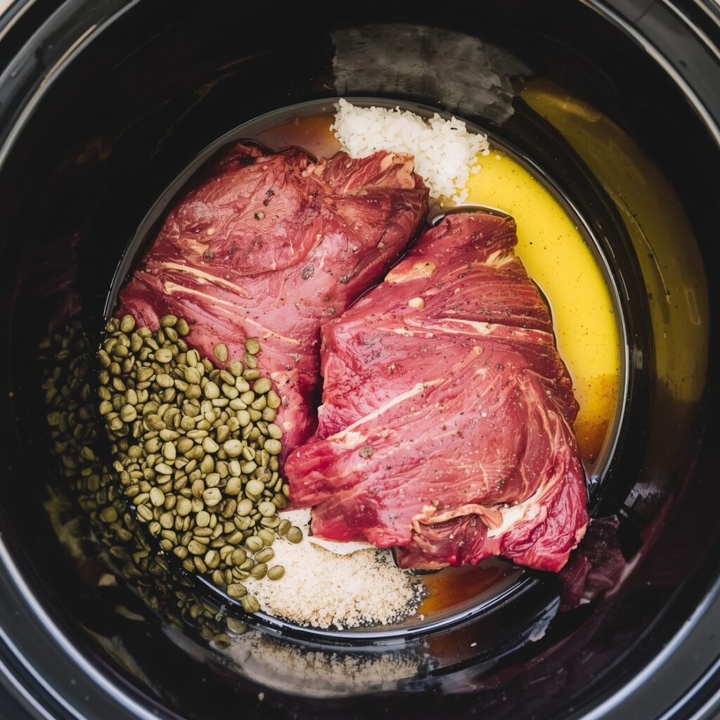 beef ribs in crock pot ingredients