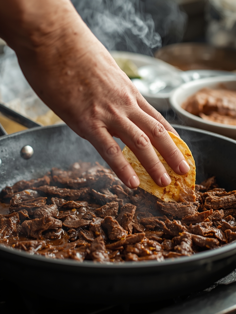 beef street tacos steps