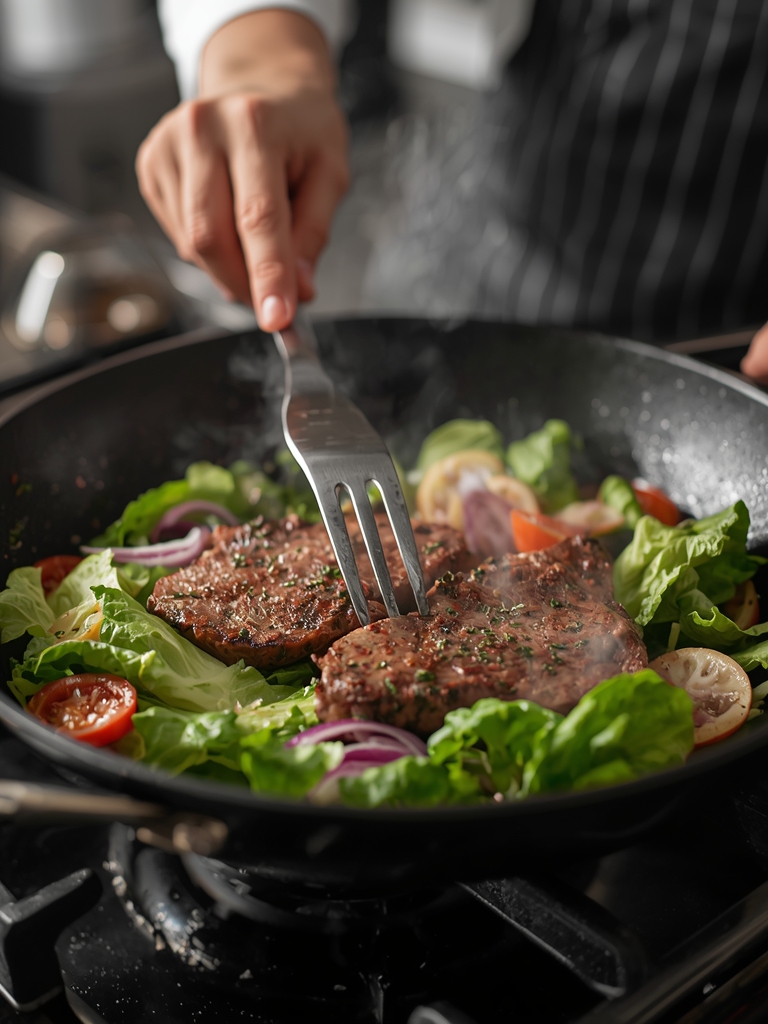 best steak for salad steps