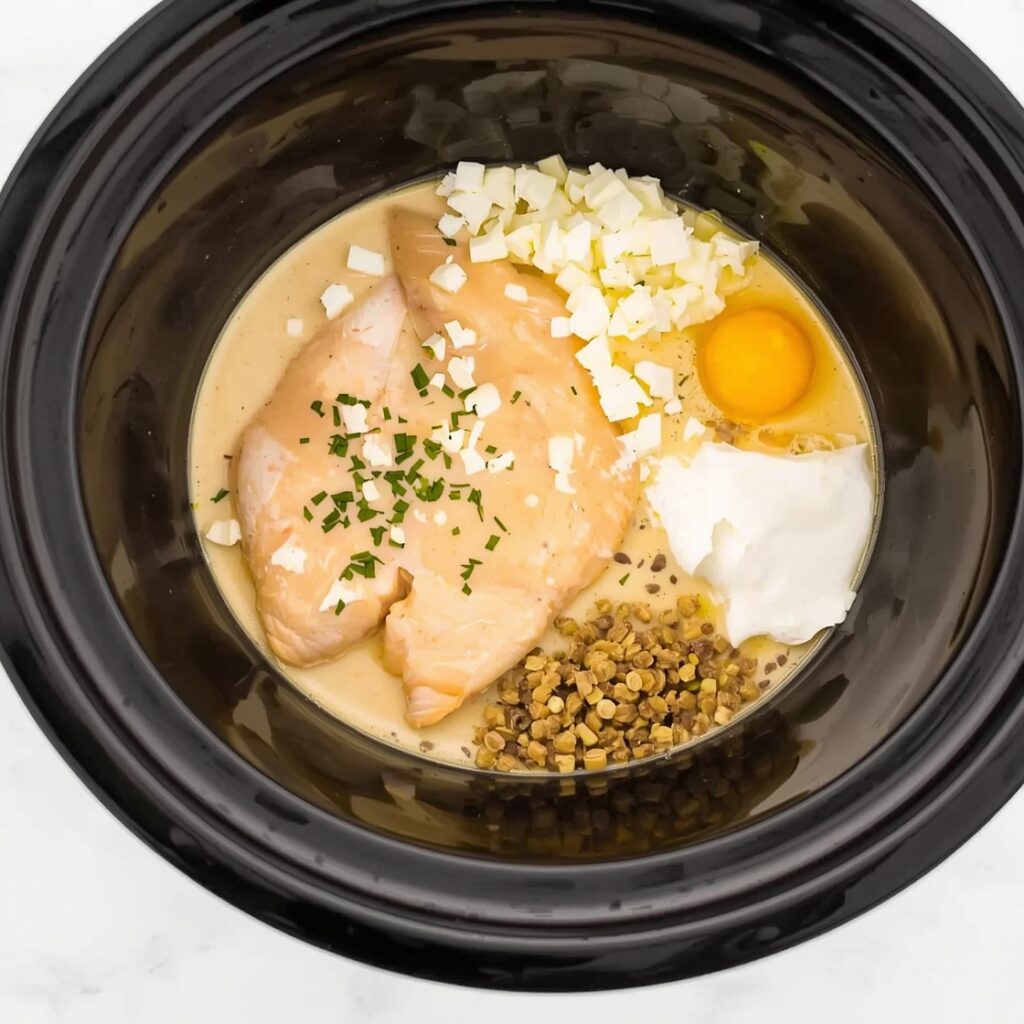 chicken and cream cheese slow cooker ingredients