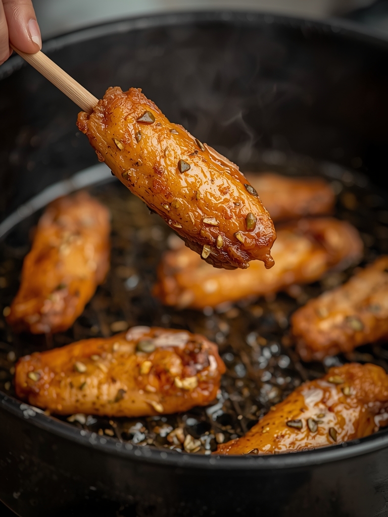 how long to fry wings steps