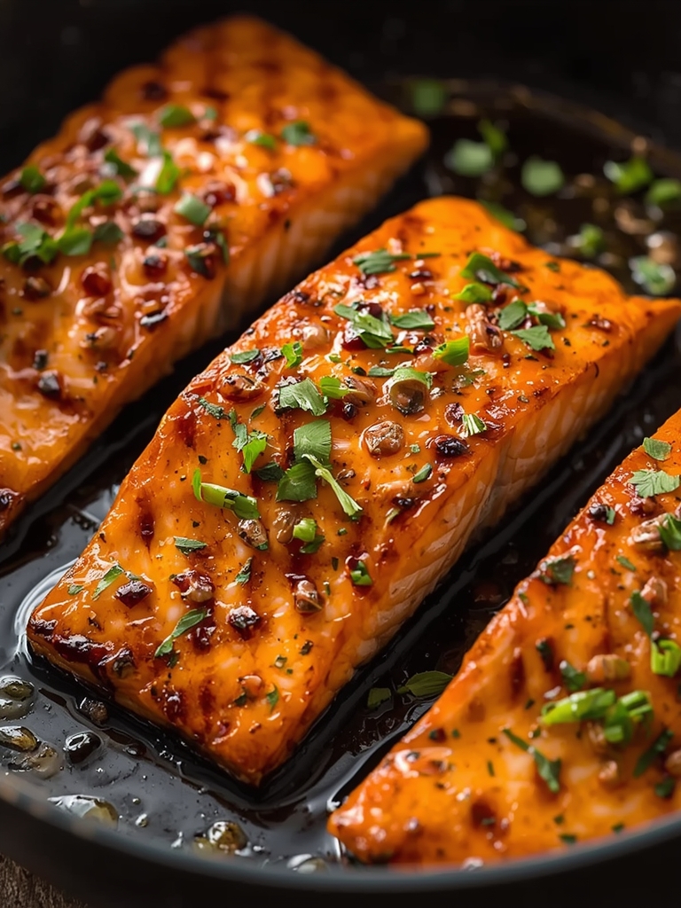 miso glazed salmon steps