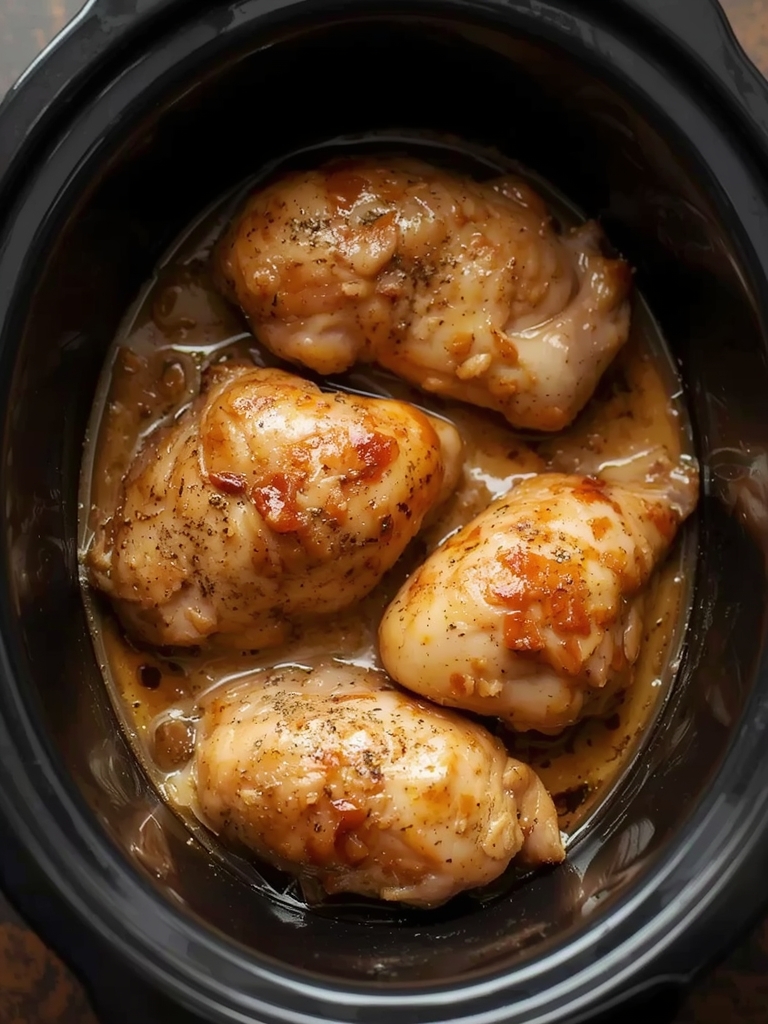slow cooker crack chicken steps