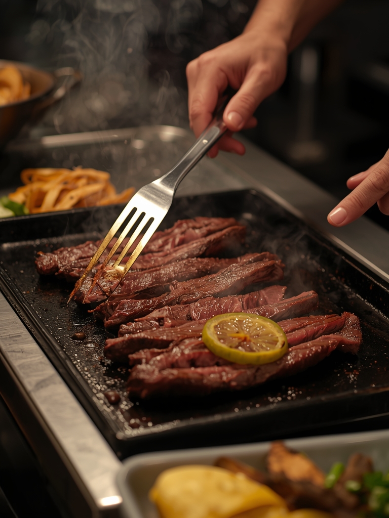 steak street tacos steps