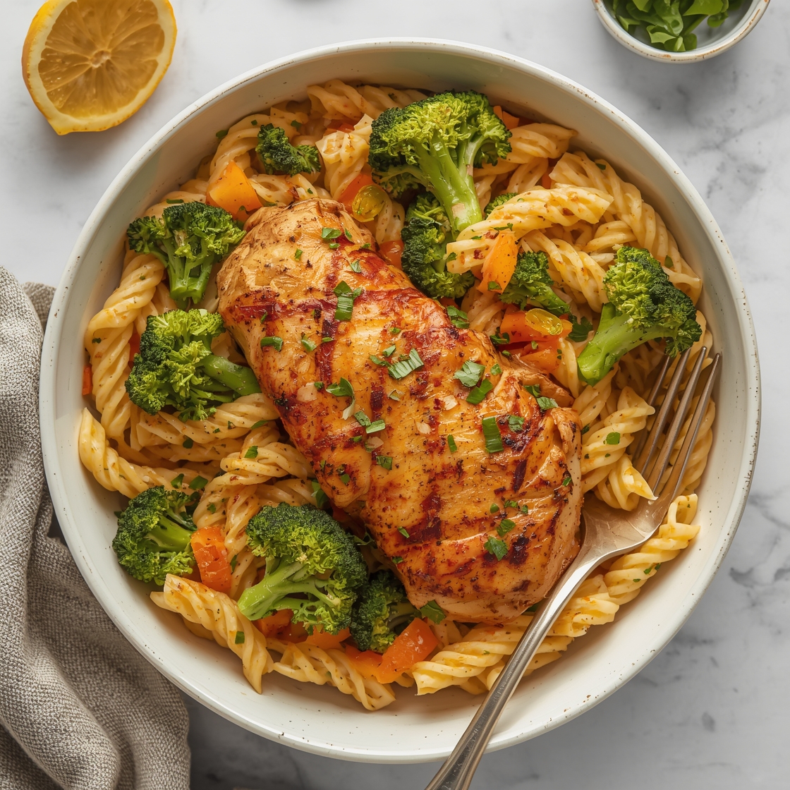 Rotisserie Chicken Broccoli Pasta