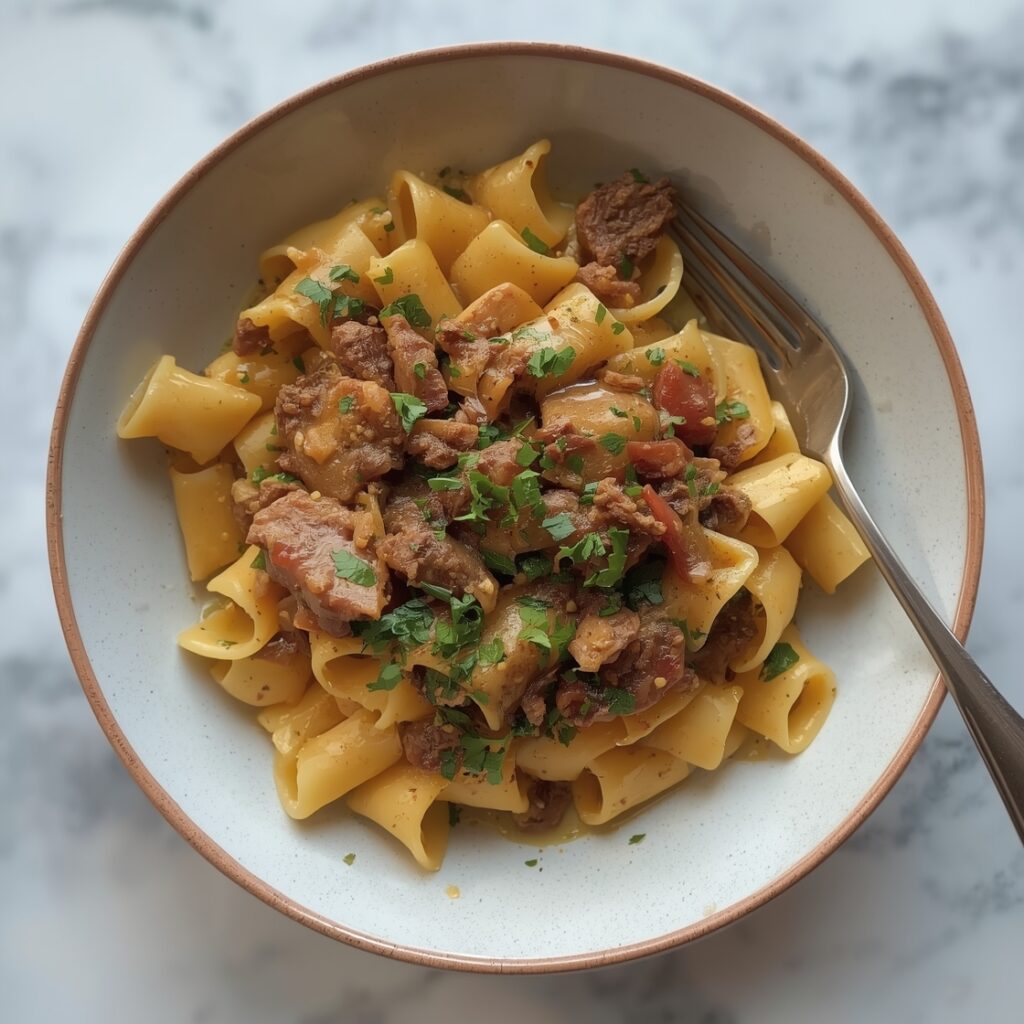 Creamy Beef Pasta