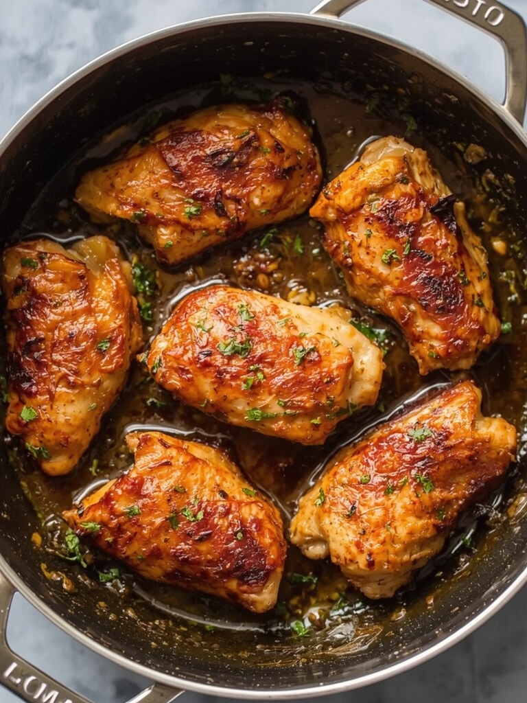 baked chicken thighs steps
