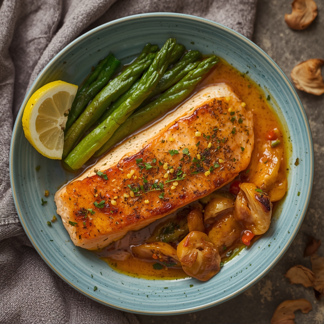 baked red salmon