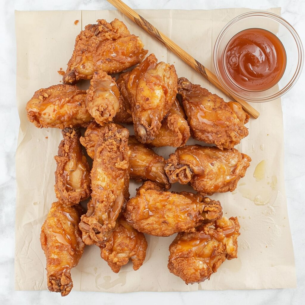 fried chicken wings ingredients