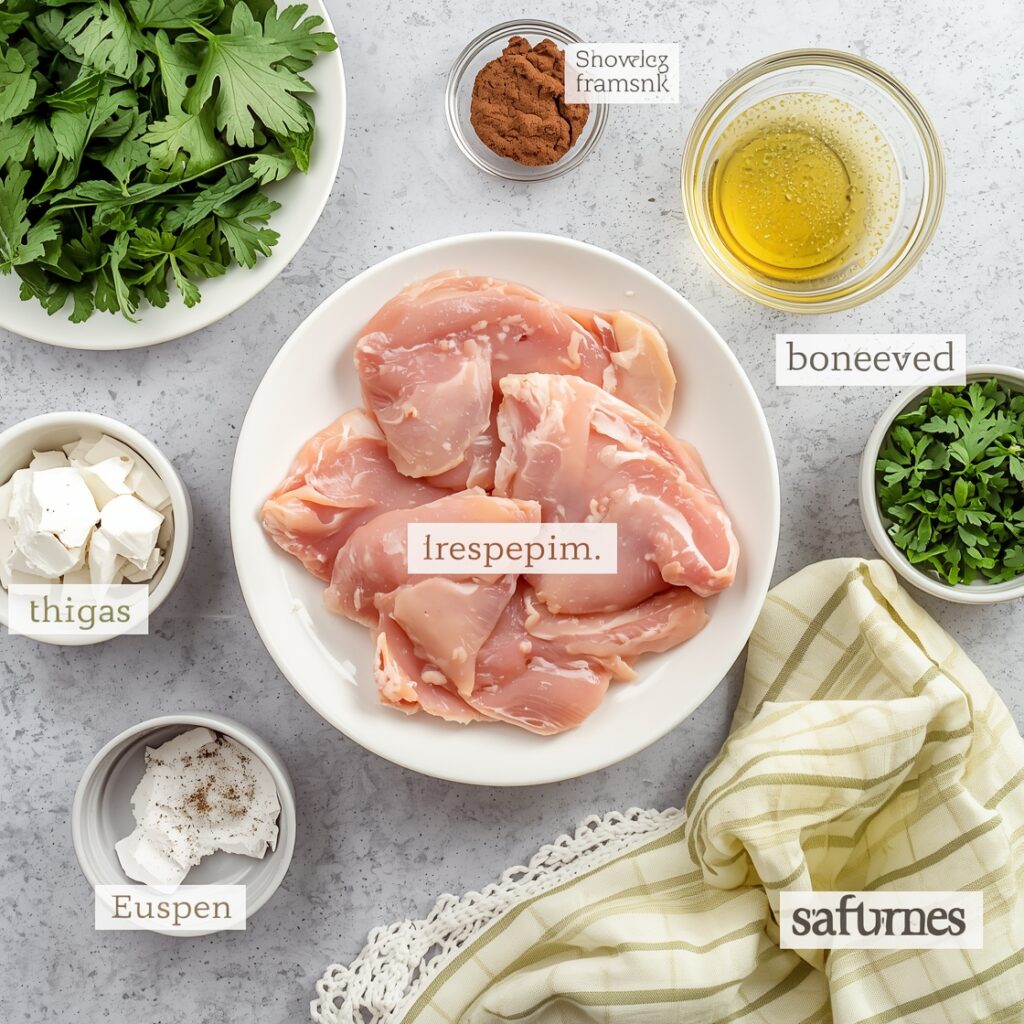 boneless chicken thighs ingredients
